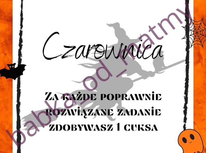 Matematyczno - logiczne zadania na Halloween 2022!