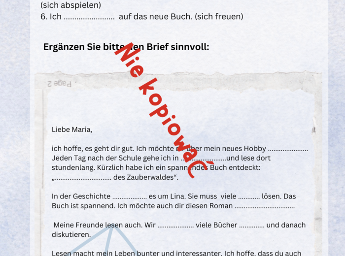Liest du gern? Niemiecki, scenariusz i karty pracy, tekst, słownictwo, zadania, gramatyka, komplet