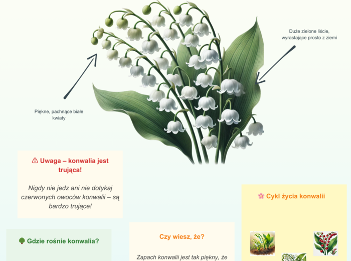Kolorowe plansze edukacyjne. Gatunki zwierząt, roślin, grzybów, owadów.
