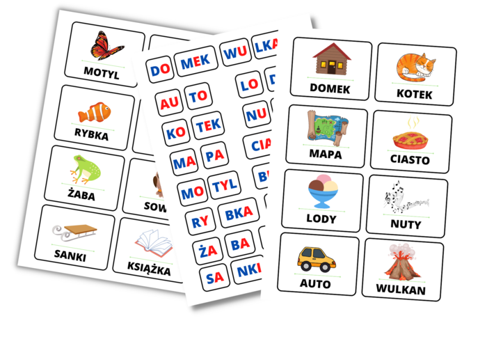 Sylaby - dopasowanie sylab do obrazka