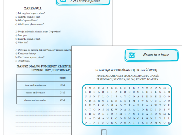 Brainy 5 unit 2 - karty pracy słownictwo