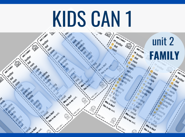 Kids Can 1 unit 2 – zakładki do ksiazki