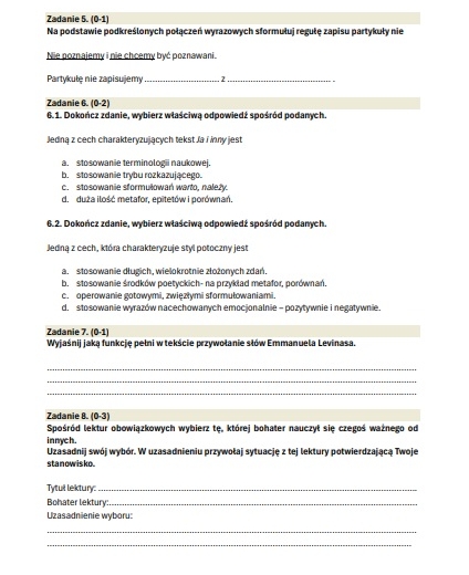 Czytanie ze zrozumieniem teksty nieliterackie "60 kroków + lektury IV-VI"