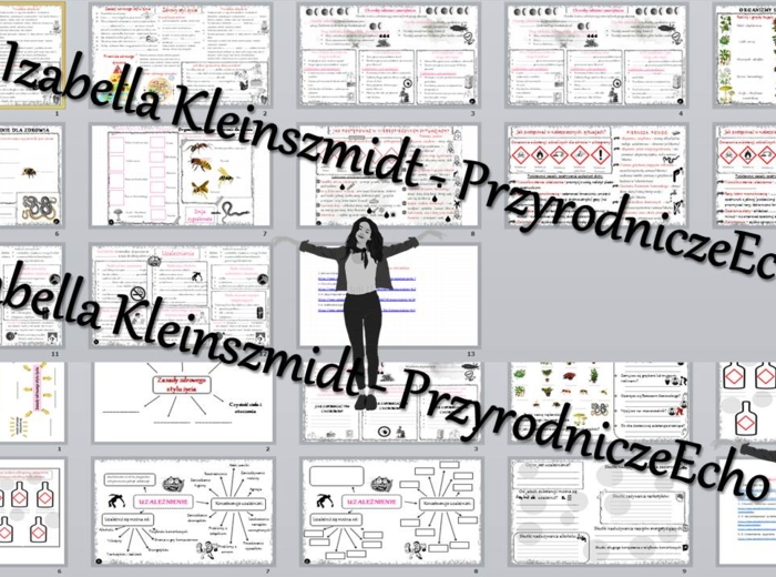 Megazestaw sketchnotek i kart pracy + 4 gratisowe - niekomercyjne linki do prezentacji multimedialnych oraz 6 lekcji multimedialnych - niekomercyjnych wykonanych w genial.ly do indywidualnego pobrania i użycia do celów niekomercyjnych z PRZYRODY do klasy