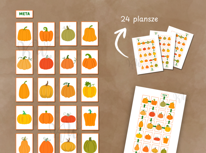 Dyniowe kodowanie na dywanie