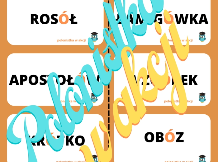 Domino ortograficzne z ,,Ó"