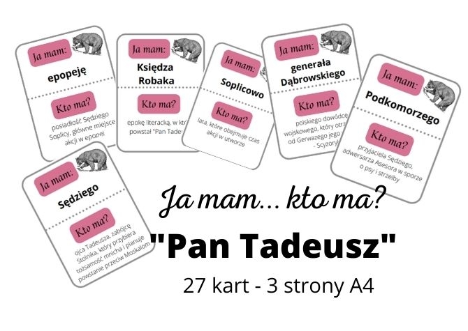Ja mam... Kto ma? Pan Tadeusz