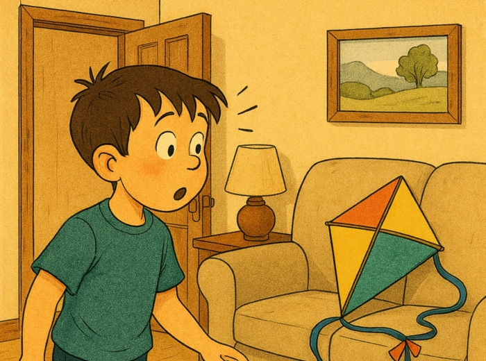 Tom's house adventure. Krótka historyjka po angielsku z ćwiczeniami.