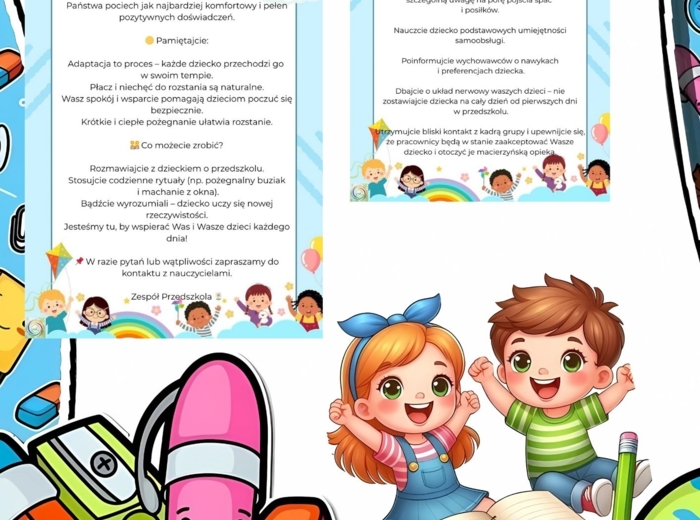 NOWY ROK PRZEDSZKOLNY TUŻ-TUŻ