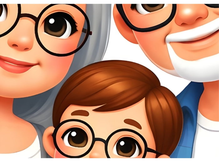 DZIEŃ BABCI I DZIADKA – zestaw materiałów do przygotowania dekoracji, grafika XXL