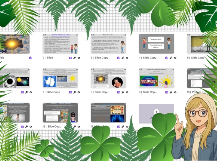 Prezentacja multimedialna w genial.ly „Skąd biorą się dziury ozonowe?" Edukacja zdrowotna. Klasa 5. Dział „Moje zdrowie środowiskowe".