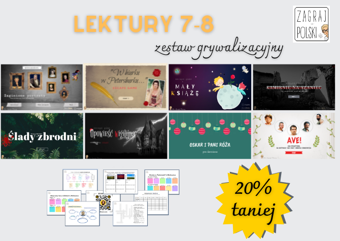Lektury 7-8 - zestaw grywalizacyjny