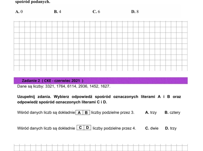 Matematyka bez tajemnic - powtórka do egzaminu ósmoklasisty