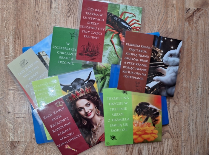 Łamańce językowe - gazetka polonistyczna