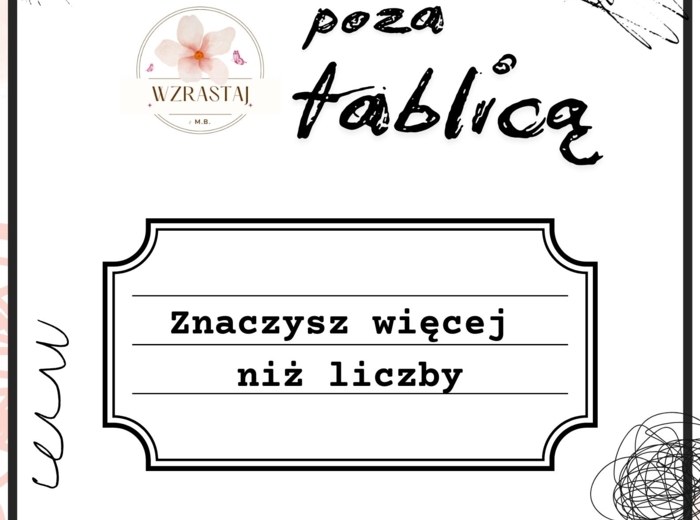Znaczysz więcej niż liczby