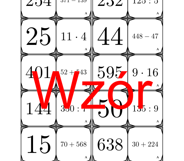 Domino - Arytmetyka do 1000 | matematyka