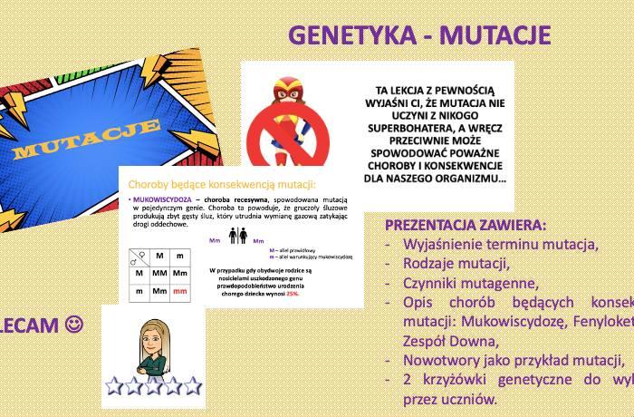 Genetyka - MUTACJE