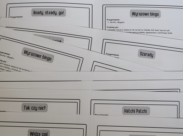 101 gier i zabaw na lekcję języka obcego - język angielski/ niemiecki/ hiszpański/ rosyjski itd.