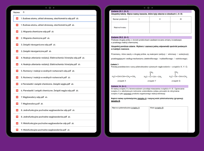 Zbiór zadań maturalnych - Chemia