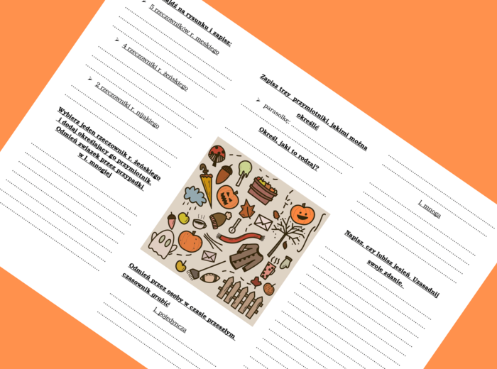 Jesienna gramatyka - kl.4-5