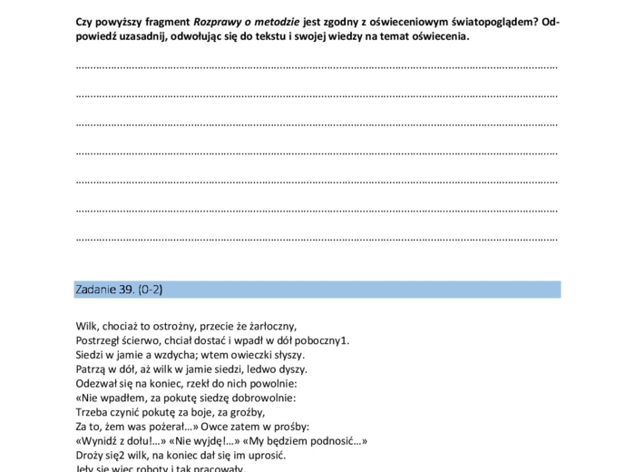 Matura od 2025. Język polski. Test historycznoliteracki (ćwiczenia)