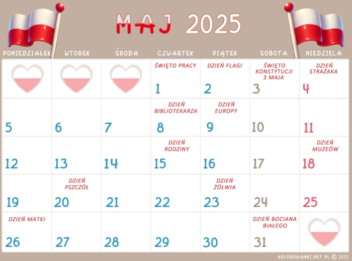 Kalendarz świąt nietypowych dla dzieci 2025