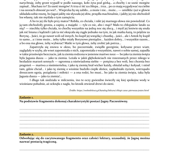 Zestaw - lekturownik dla LO część I i II