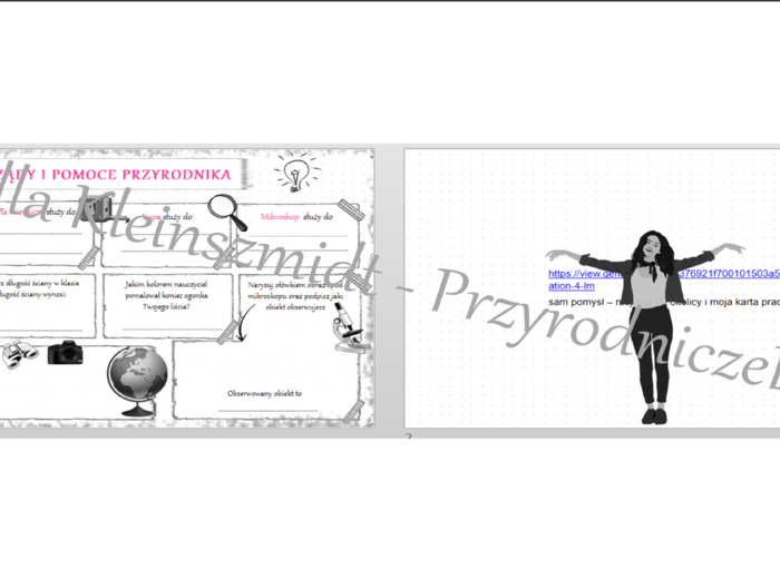 Karta pracy „Przyrządy i pomoce przyrodnika” + gratisowy link do lekcji multimedialnej (pomysłu na lekcję) niekomercyjnej wykonanej w genial.ly do indywidualnego pobrania i użycia do celów niekomercyjnych. Przyroda 4, dział I „Poznajemy warsztat przyrodn