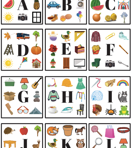 Alfabet - słuch fonemowy