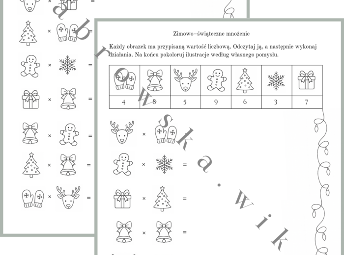 Zimowo-świąteczne mnożenie