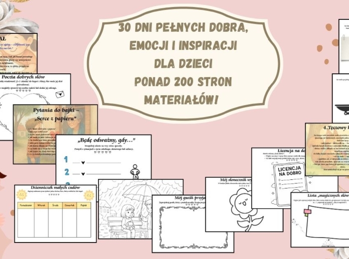 Małe bajki o wielkim sercu, zbiór 30 bajek terapeutycznych