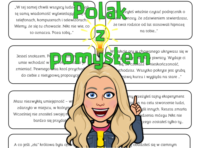 Wyzwania pisarskie - fragmenty historii