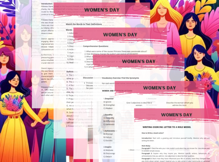 ZESTAW: International Women's Day A2/B1 & St. Patrick's Day A2+/B1