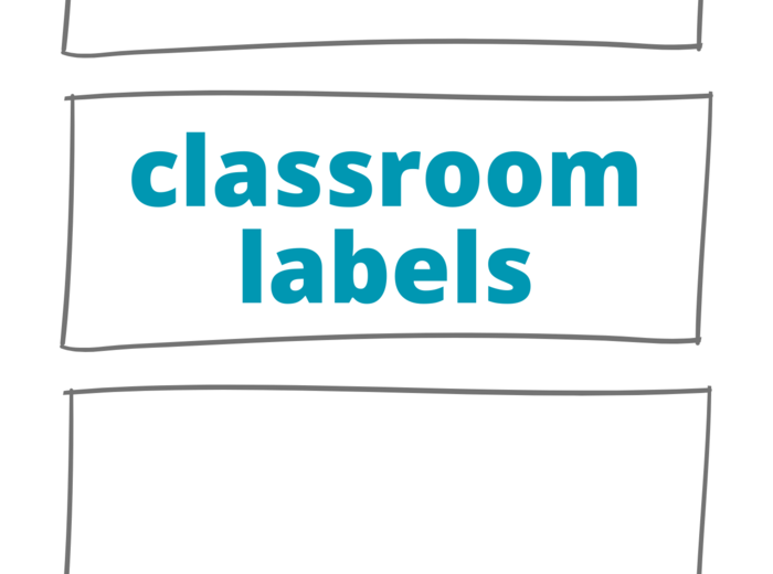 Classroom labels
