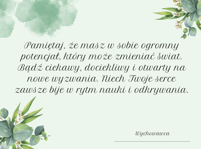 Zakończenie roku szkolnego- zakładki, wkładki do książek, dyplomy, sentencje