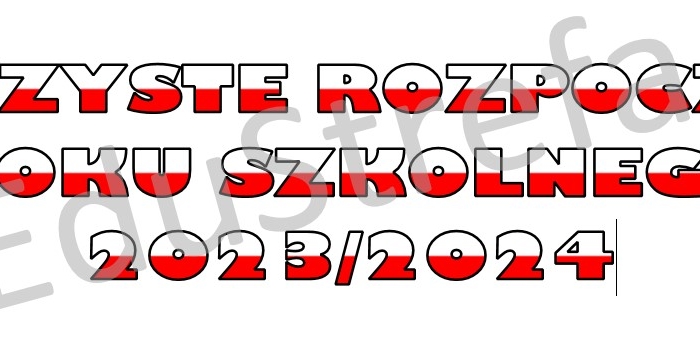 Dekoracja na rozpoczęcie roku szkolnego