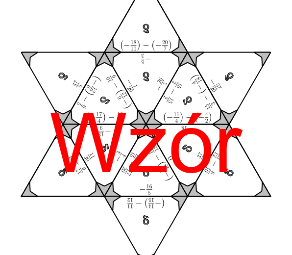 Trimino - Odejmowanie liczb wymiernych | matematyka