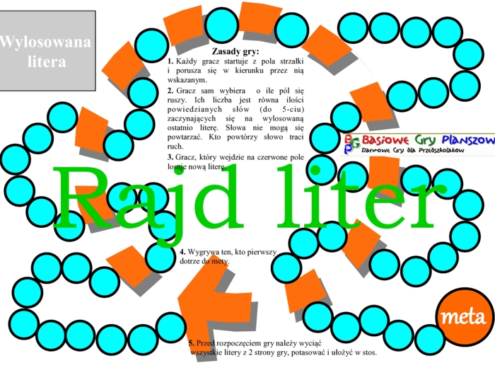 Rajd liter – Gra planszowa