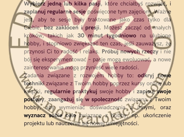 SZTUKA ODPOCZYNKU - poradnik nie tylko dla nauczycieli