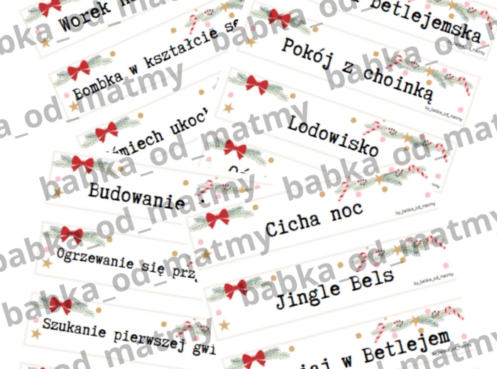 Kalambury na święta - 100 haseł podzielonych na 10 kategorii