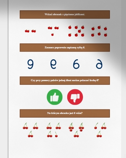 Liczby 1-10. Karta pracy. Sprawdzian. Ćwiczenia.