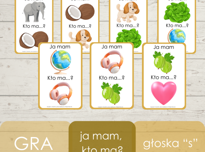 Ja mam, kto ma? - głoska "S"