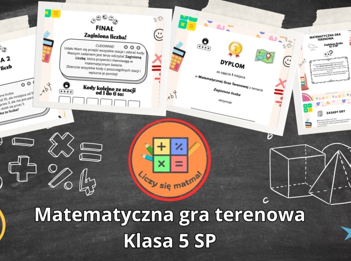 Matematyczna Gra Terenowa dla Klasy 5 SP – Zaginiona Liczba 🔢🕵️‍♂️