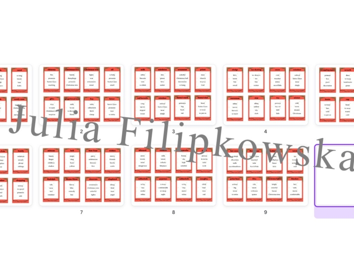 Taboo/ Christmas/ Gra językowa/ Gra świąteczna/ Boże Narodzenie/ Warm-up/ Rozgrzewka/ Zabawa/ Klasy 4-6/ Klasy 6-8/ Szkoła ponadpodstawowa/ Liceum/ SP 8/ SP 6-8