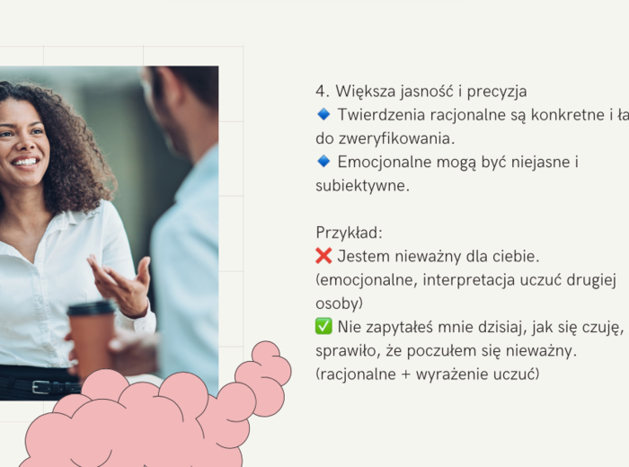 Prezentacja: Twierdzenia Racjonalne i Emocjonalne w Komunikacji Interpersonalnej TUS