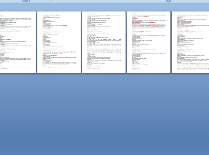 Wizyta starszej pani - teksty i ćwiczenia