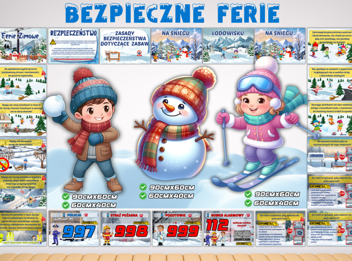 BEZPIECZNE FERIE - Gazetka szkolna