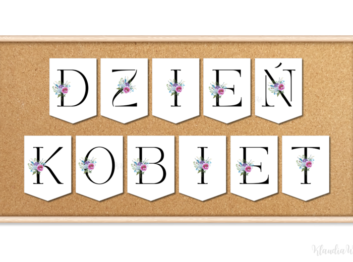 DZIEŃ KOBIET - GIRLANDA