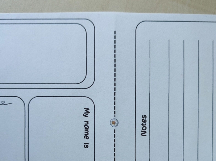 Name tag - język angielski - początek roku szkolnego