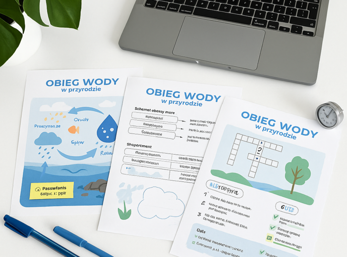 Karta pracy „Cykl obiegu wody”
